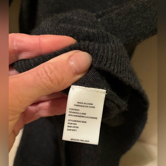 Brochu Walker cashmere, wool, and leather sweater - Picture 12 of 13